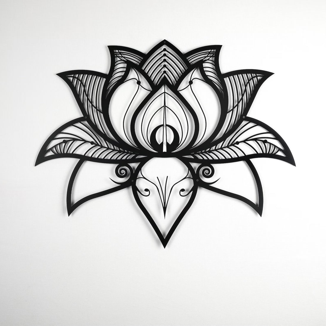 Namaste Bohemian Floral Metal Art Wall Decor