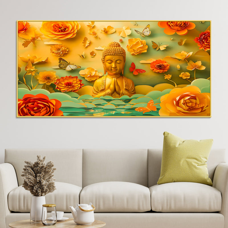 namaste-buddha-wall-painting-for-home-decor