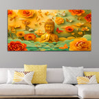 Namaste Buddha Wall Painting for Home Décor