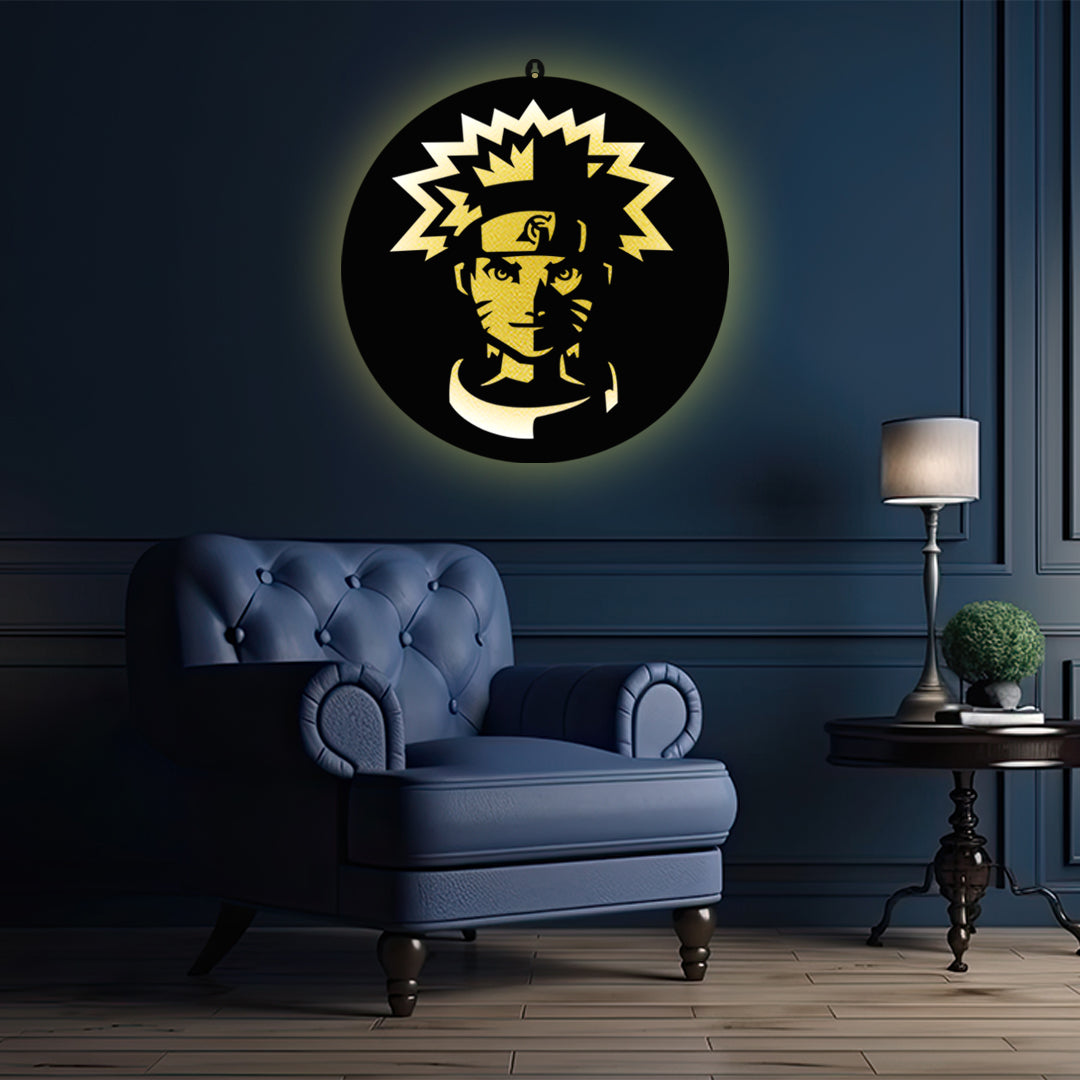 Naruto LED Wall Light Art for Anime Lover Wall Decor