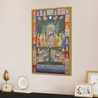 Nathdwara Shrinathji Krishna Devotional Canvas Wall Painting