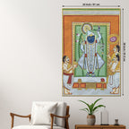 Nathdwara Shrinathji Krishna Devotional Canvas Wall Painting