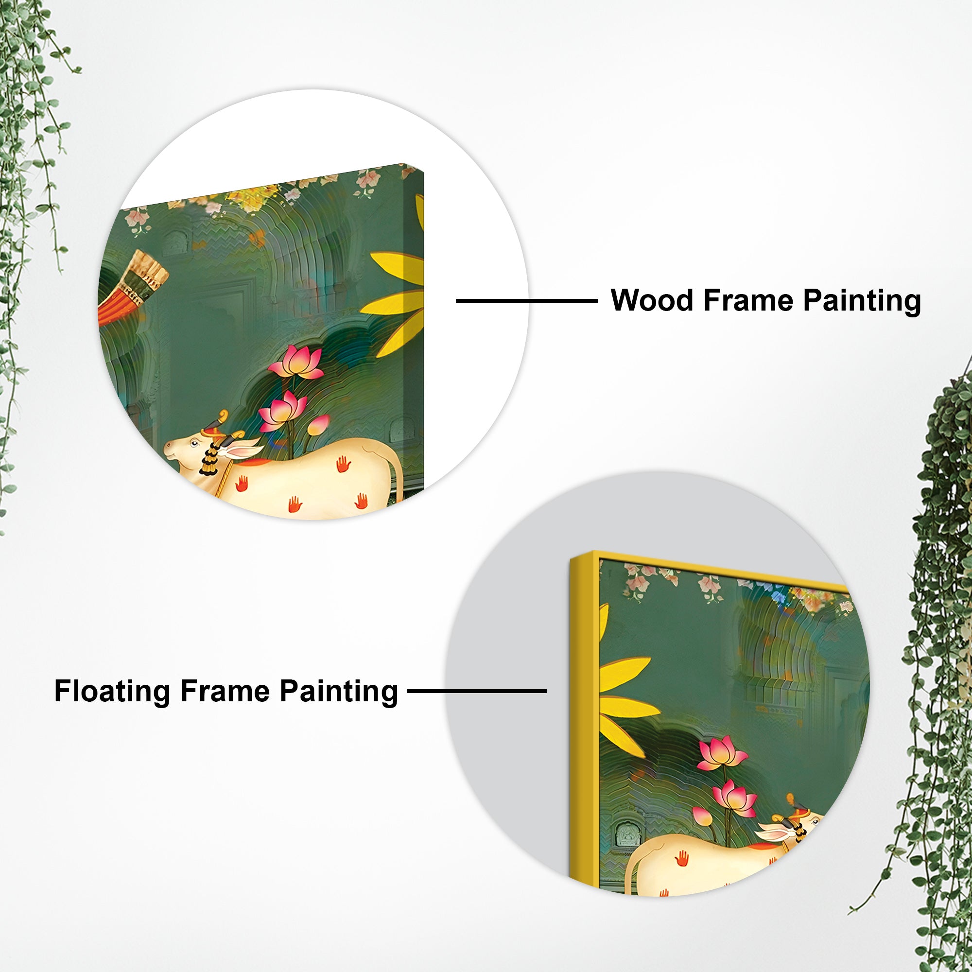 Nathdwara Style Shrinathji Pichwai Canvas Wall Painting