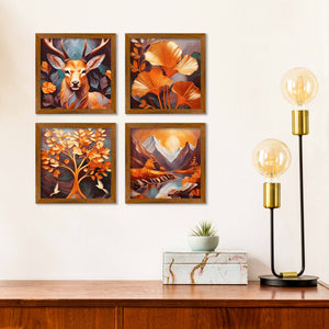 Nature Art Wall Frame Set of Four