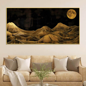Nature Decor Mountain Canvas Wall Painting for Modern Décor
