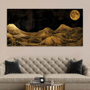 Nature Decor Mountain Canvas Wall Painting for Modern Décor