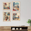 Nature Inspired Wall Art Frame Set of 4