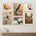 Nature Inspired Wall Art Frame Set of 6