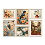 Nature Inspired Wall Art Frame Set of 6