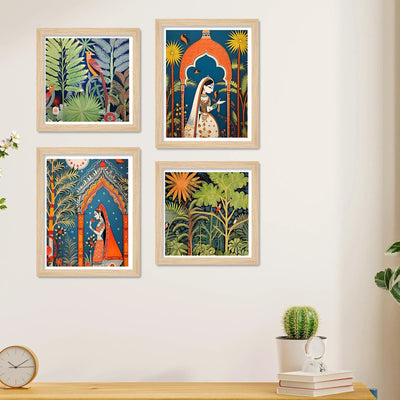 Nature Themes Wall Art Frame Set of 4