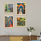 Nature Themes Wall Art Frame Set of 4
