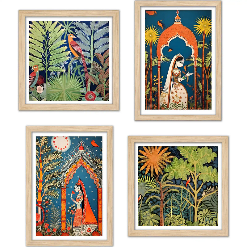 Nature Themes Wall Art Frame Set of 4
