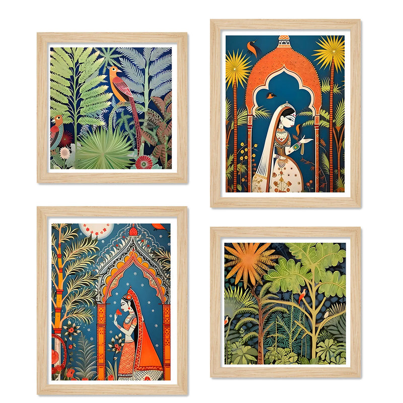 Nature Themes Wall Art Frame Set of 4