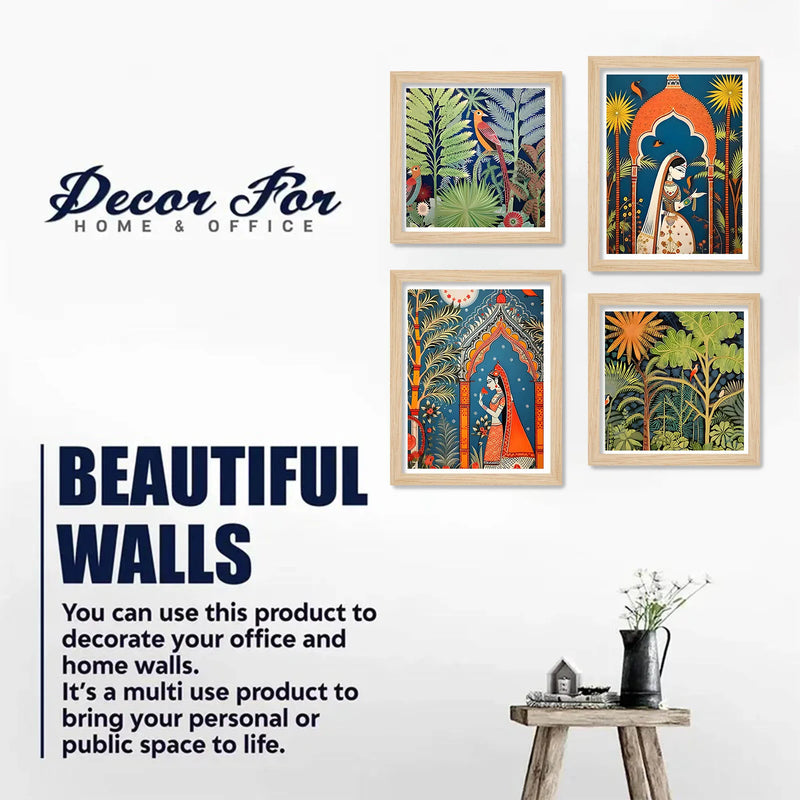 Nature Themes Wall Art Frame Set of 4
