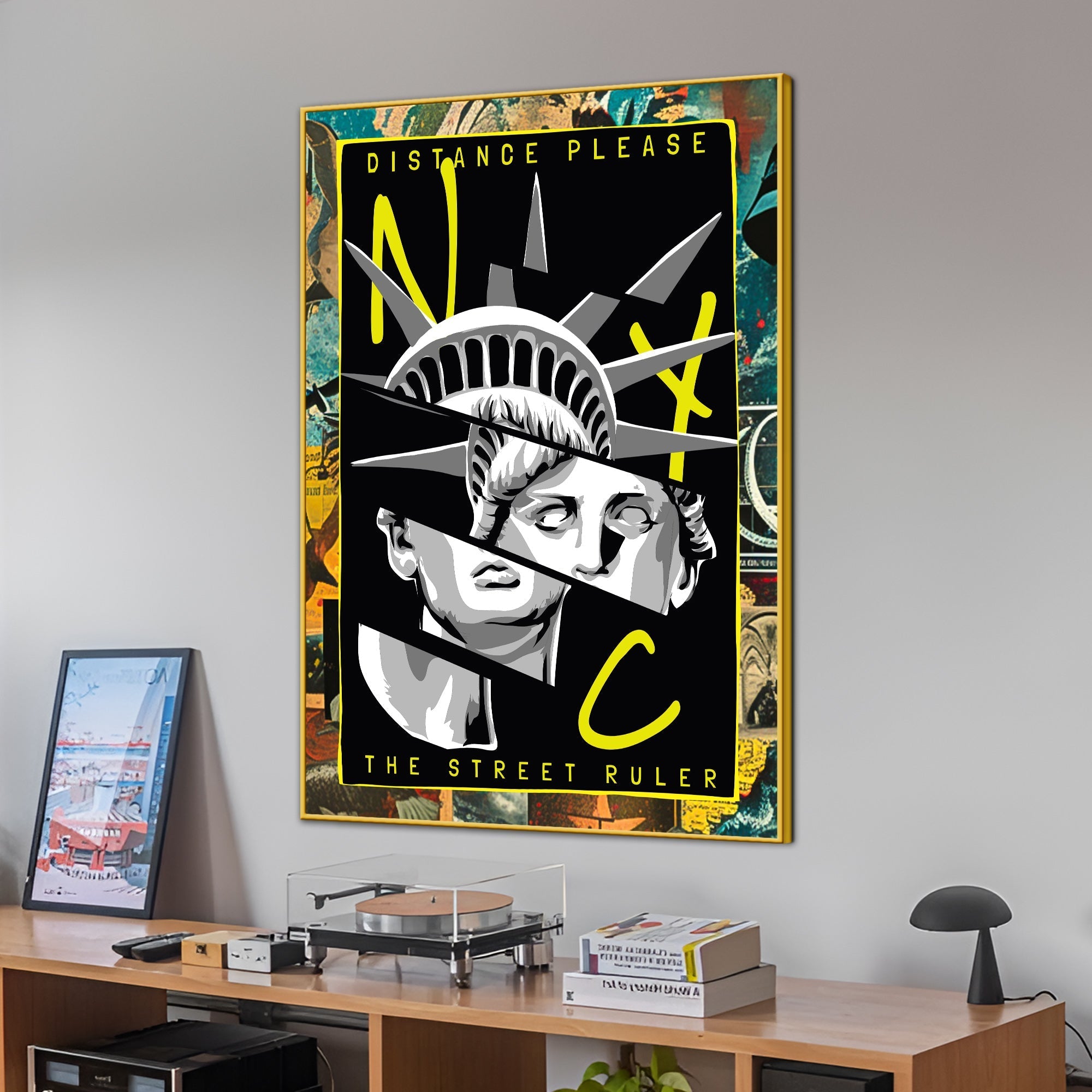 NYC The Street Ruler Canvas Wall Painting
