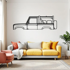 Off Road Car Metal Wall Art for Living Room & Café Decor
