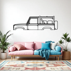 Off Road Car Metal Wall Art for Living Room & Café Decor