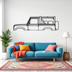 Off Road Car Metal Wall Art for Living Room & Café Decor