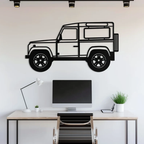 Off Road SUV Jeep Metal Wall Art for Living Room Decor