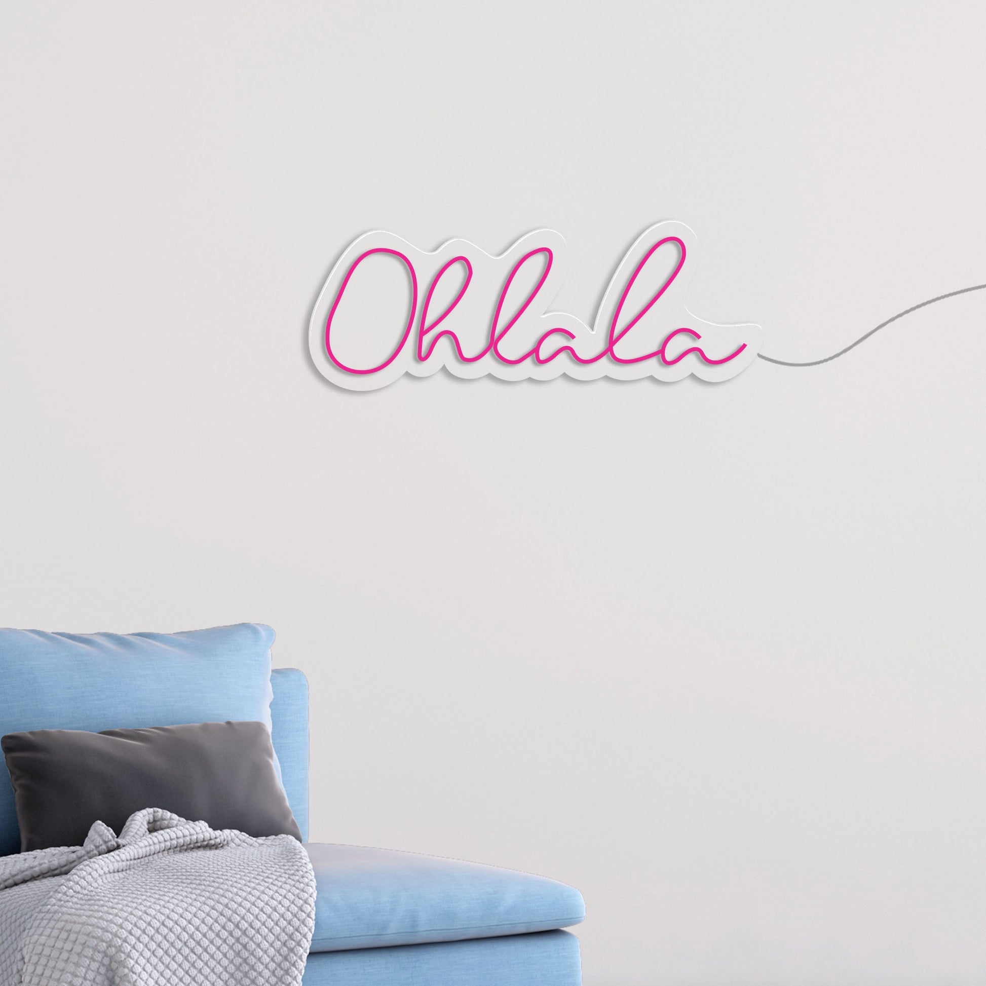 Oh la la Text Neon Sign LED Light