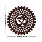 Om with Mandala Pattern Shadow Lamp