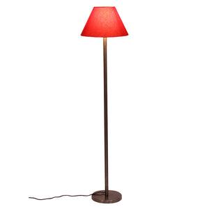 Orange Color Decorative Conical Designer Steel Floor Lamp