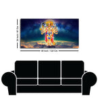 Panchmukhi Bajrangbali Scenery Premium Canvas Wall Painting
