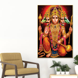 panchmukhi-hanuman-canvas-painting-spiritual-wall-art