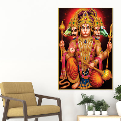panchmukhi-hanuman-canvas-painting-spiritual-wall-art