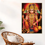 Panchmukhi Hanuman Canvas Painting | Spiritual Wall Art