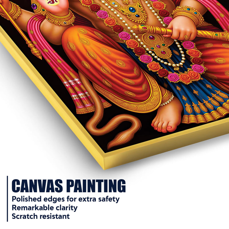 Panchmukhi Hanuman Canvas Painting | Spiritual Wall Art