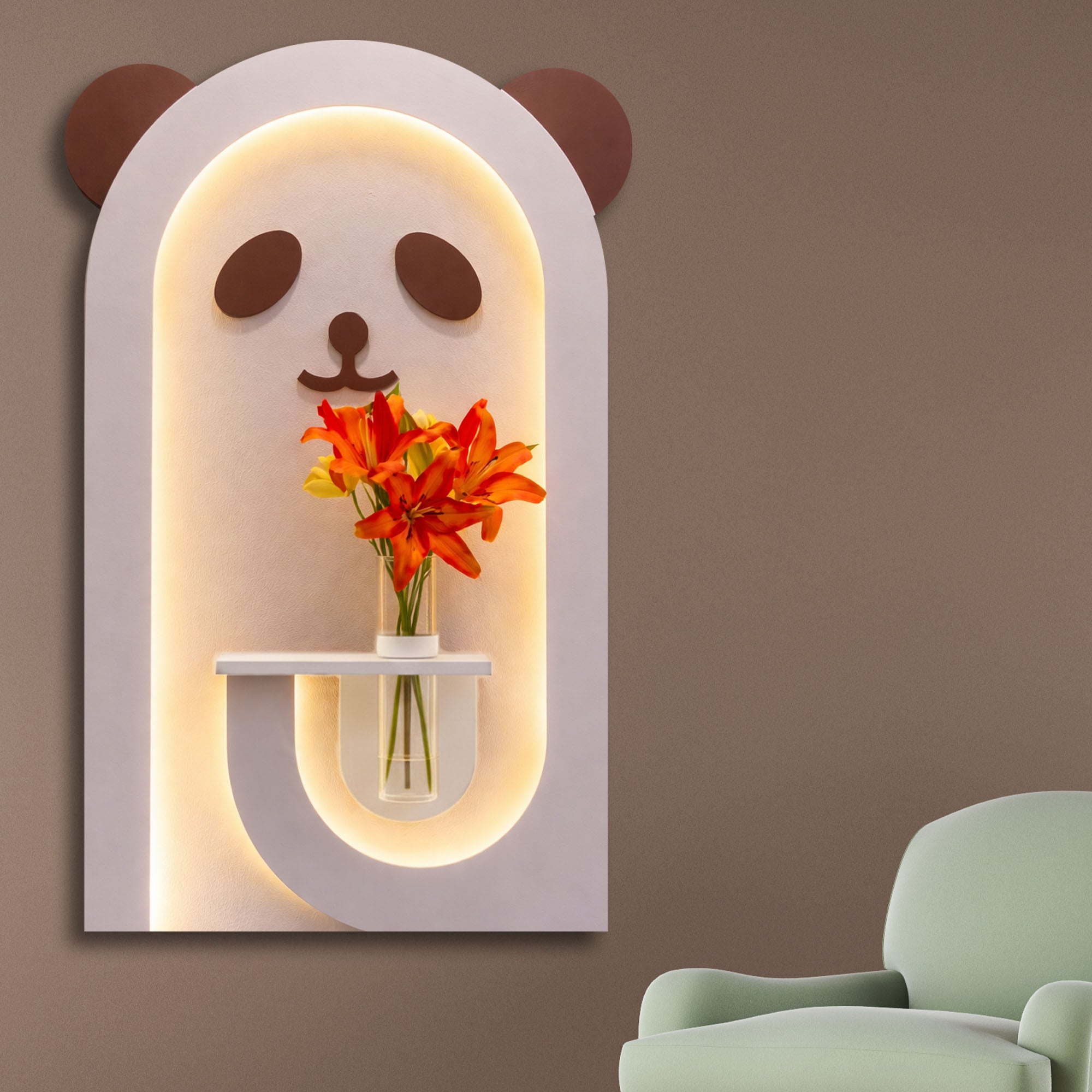 panda-shaped-led-wall-decor-for-kids-space