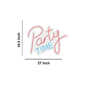 Party Time Text Neon Sign LED Light