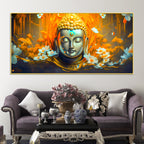 Peace & Calm Buddha Canvas Painting for Living Room Wall