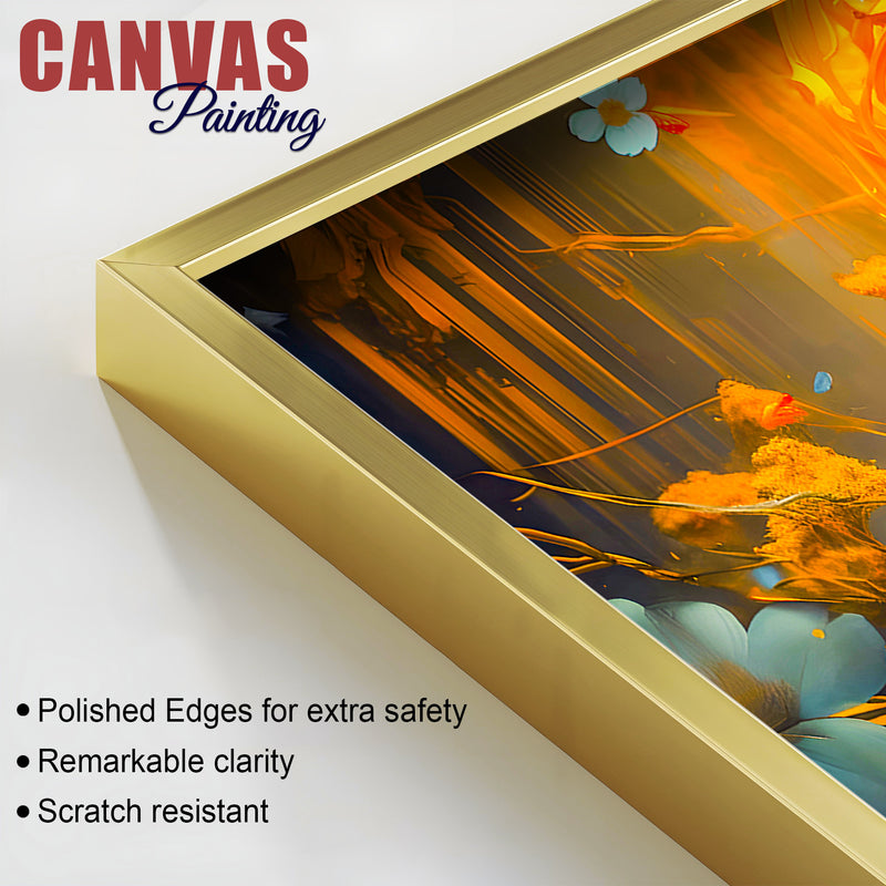 Peace & Calm Buddha Canvas Painting for Living Room Wall