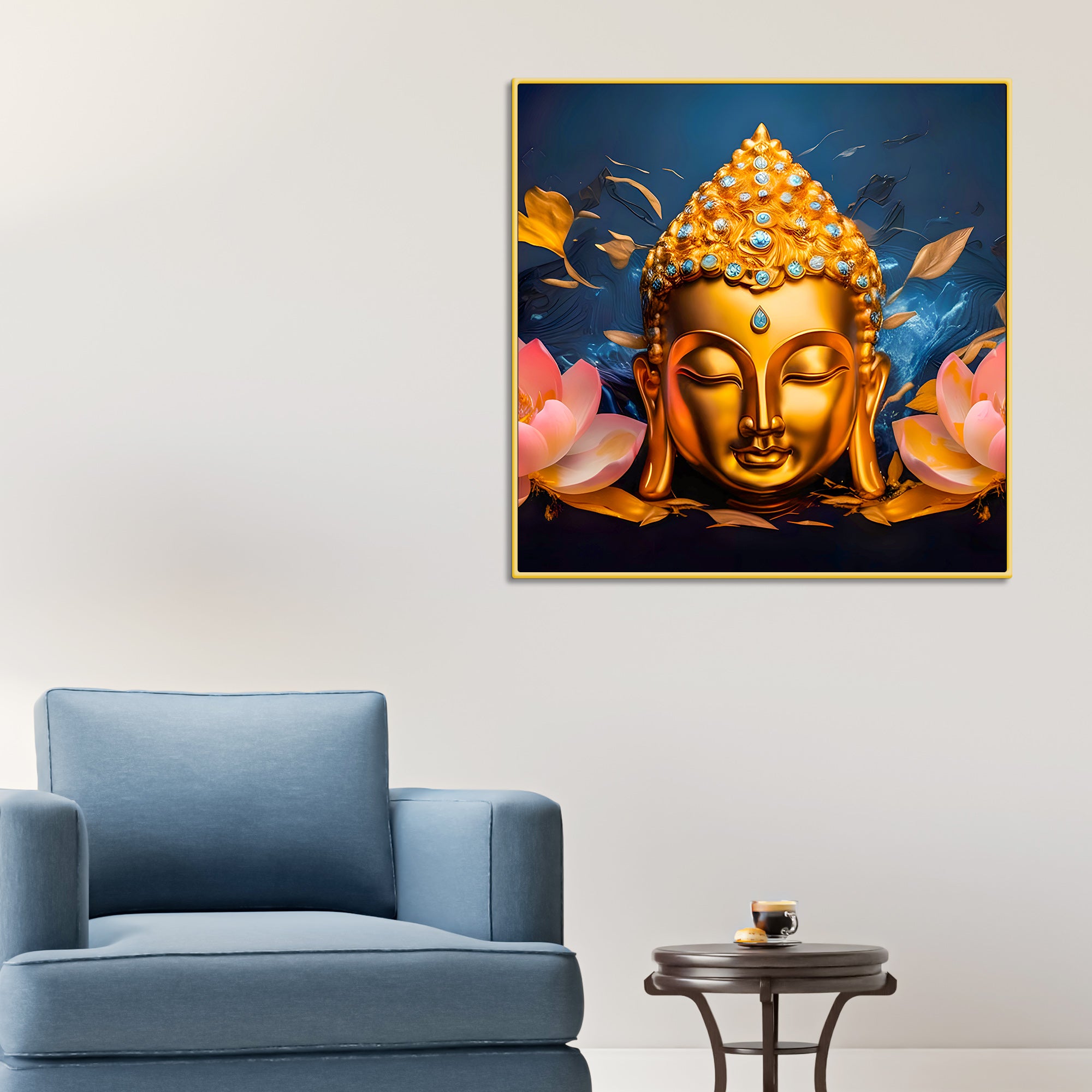 peaceful-buddha-floral-canvas-painting-for-home