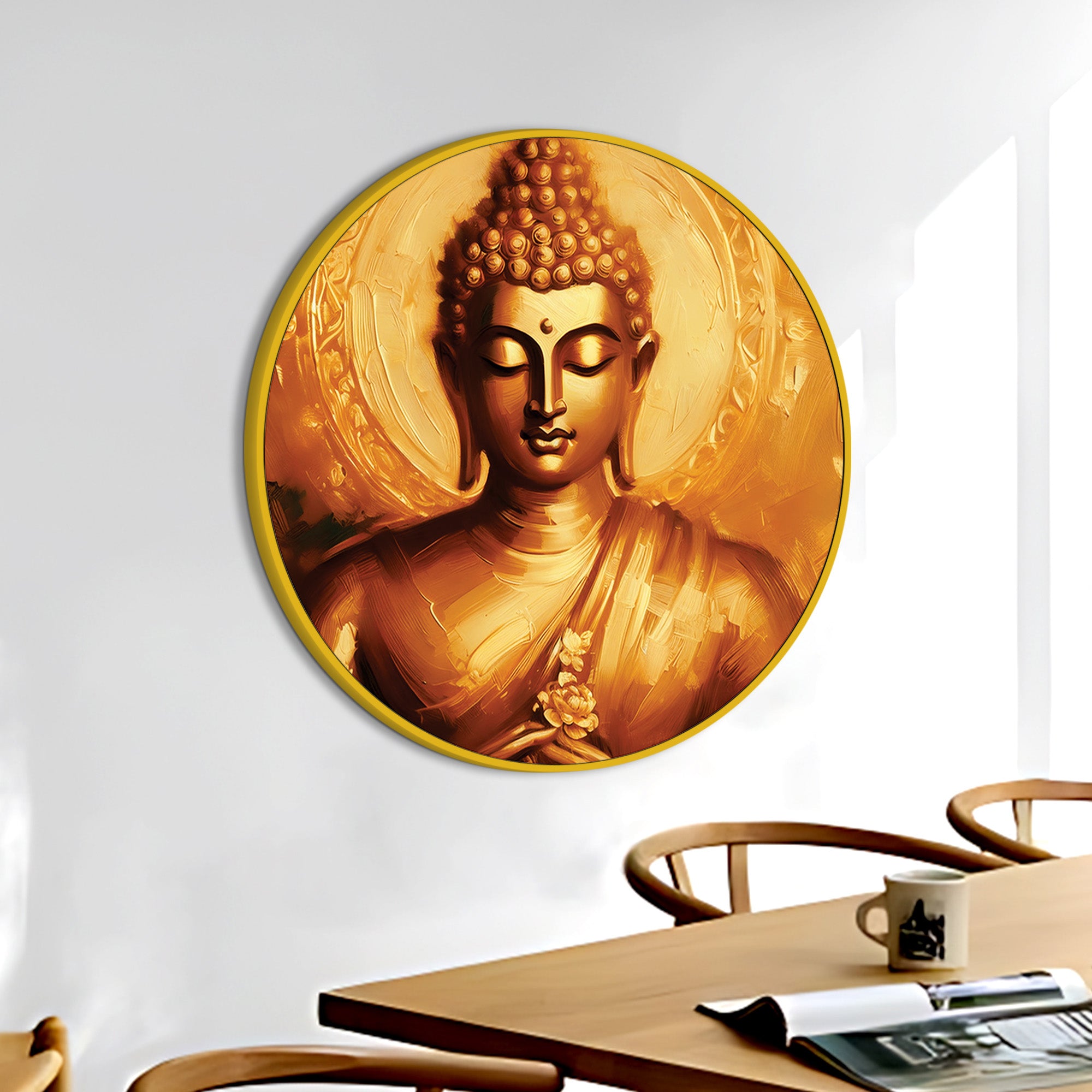 Peaceful Buddha Home Decor Painting