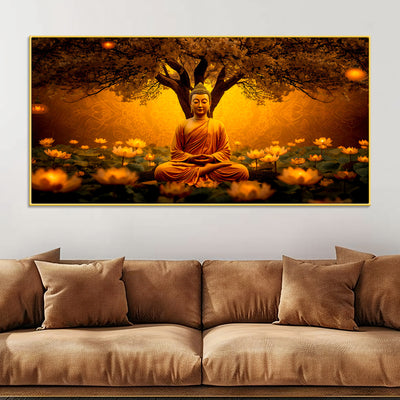 peaceful-buddha-wall-art-canvas-painting