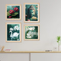 Peaceful Buddha Wall Art Frame Set of 4