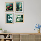 Peaceful Buddha Wall Art Frame Set of 4