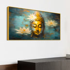 Peaceful Buddha Wall Painting on Canvas for Harmony & Calm