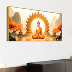 Peaceful Decor Buddha Wall Canvas Painting