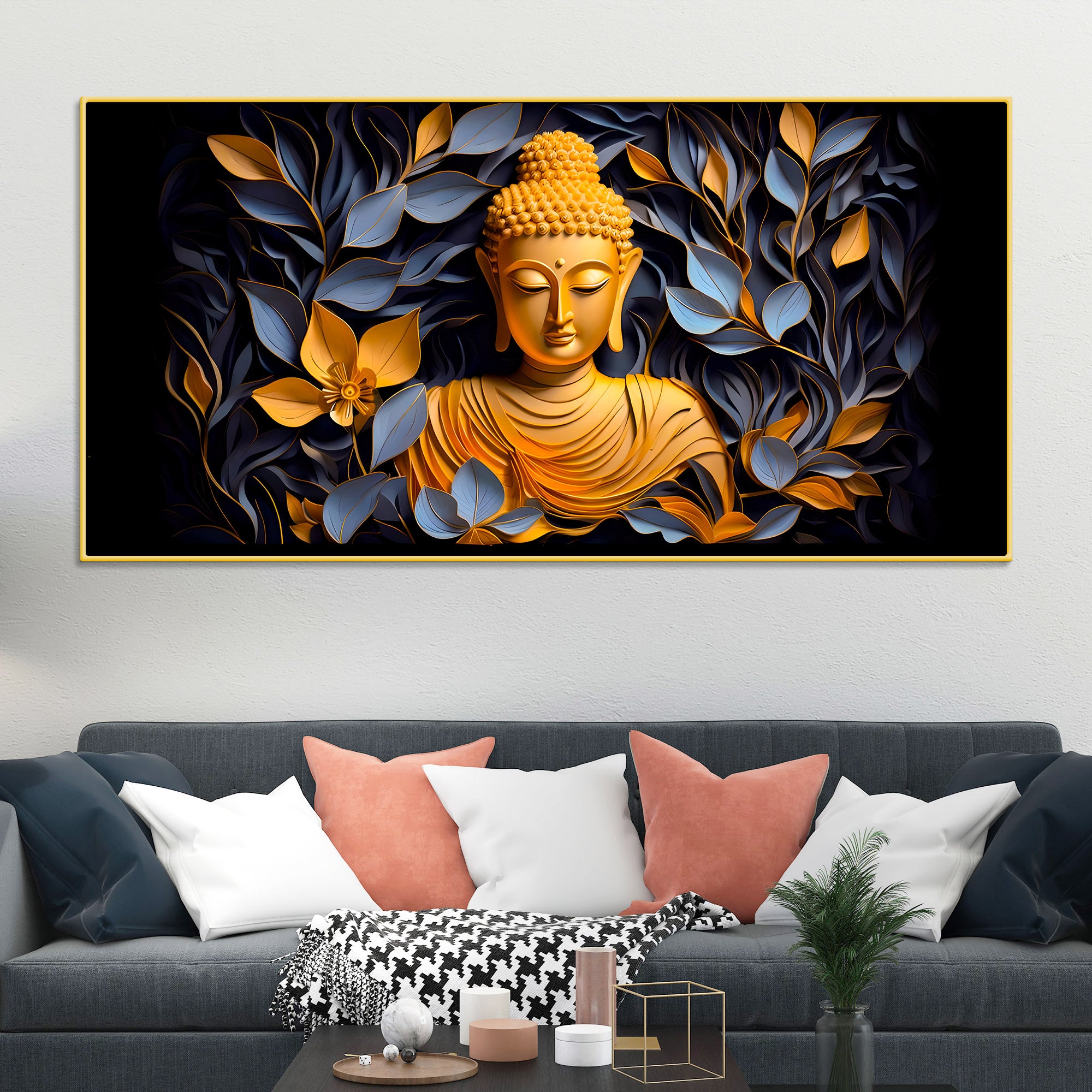peaceful-gautam-buddha-canvas-painting-for-serene-home-decor