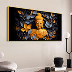 Peaceful Gautam Buddha Canvas Painting for Serene Home Décor