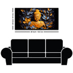 Peaceful Gautam Buddha Canvas Painting for Serene Home Décor