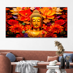 Peaceful Gautam Buddha Painting for Wall Décor