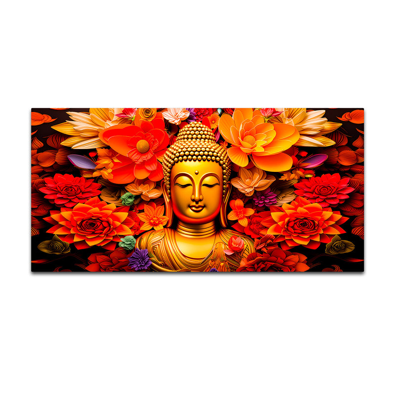 Peaceful Gautam Buddha Painting for Wall Décor