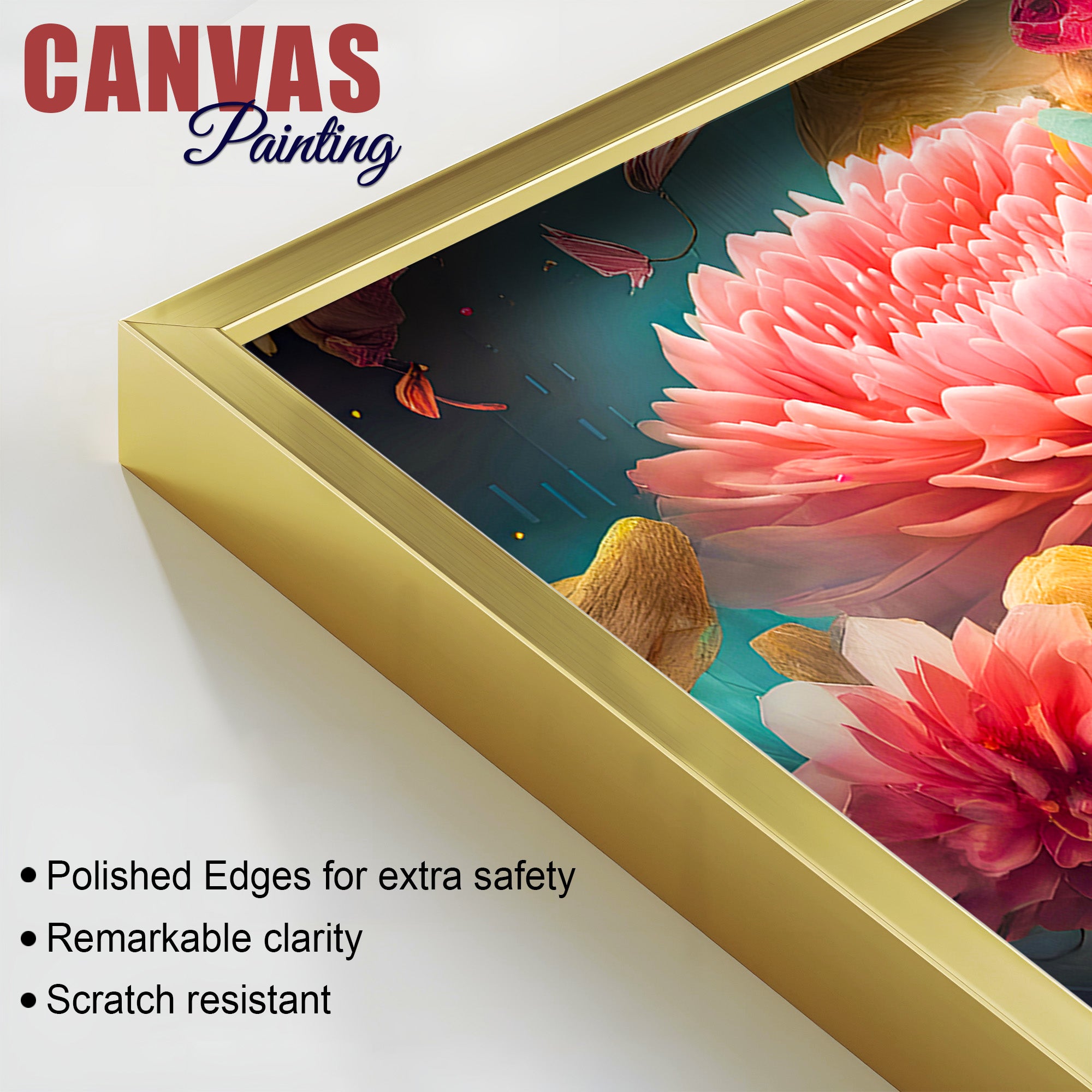 Peaceful Lord Buddha Wall Painting for Spiritual Home Decor