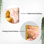 Peaceful Lord Buddha Wall Painting for Spiritual Interiors