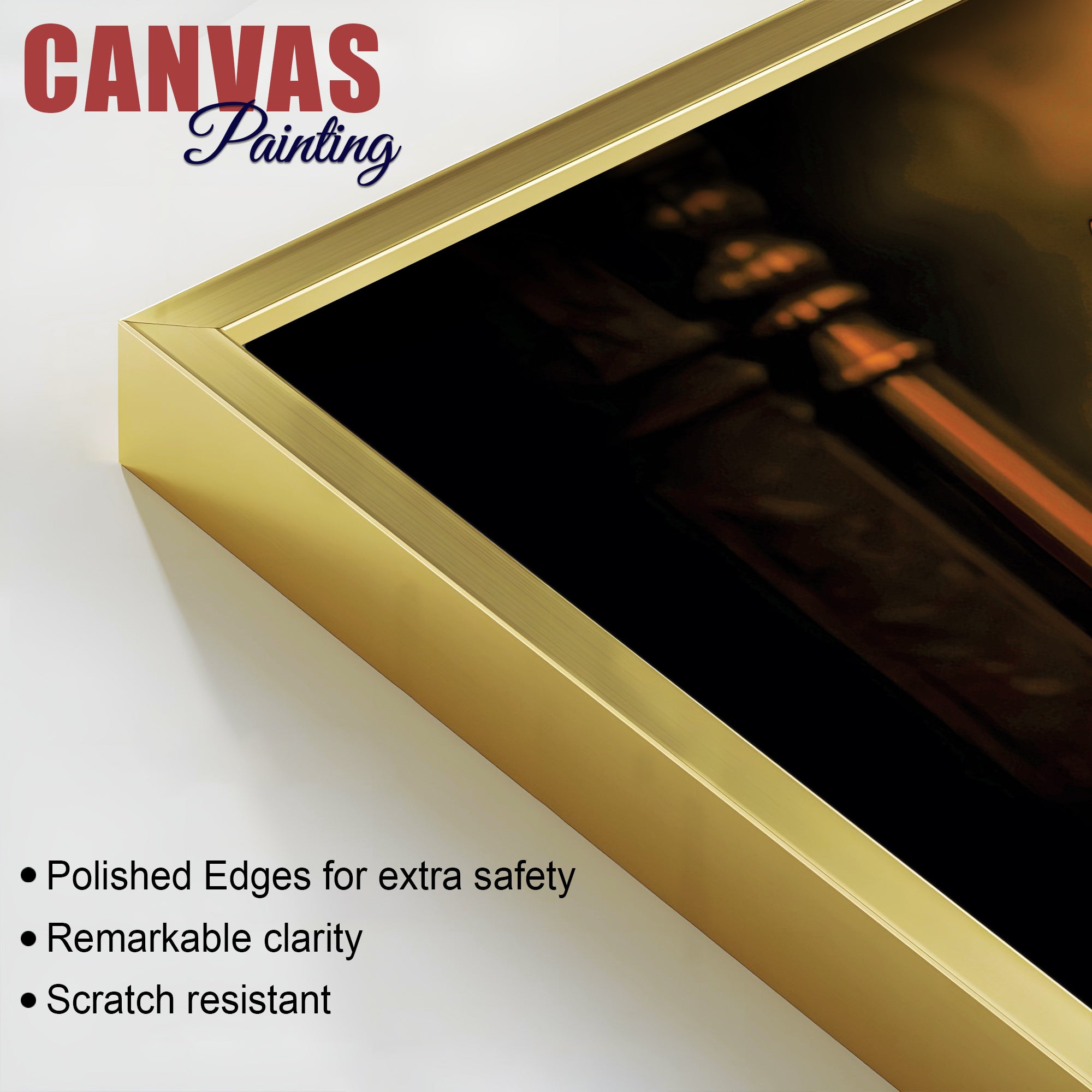 Peaceful Lord Krishna Canvas Painting for Home Decoration